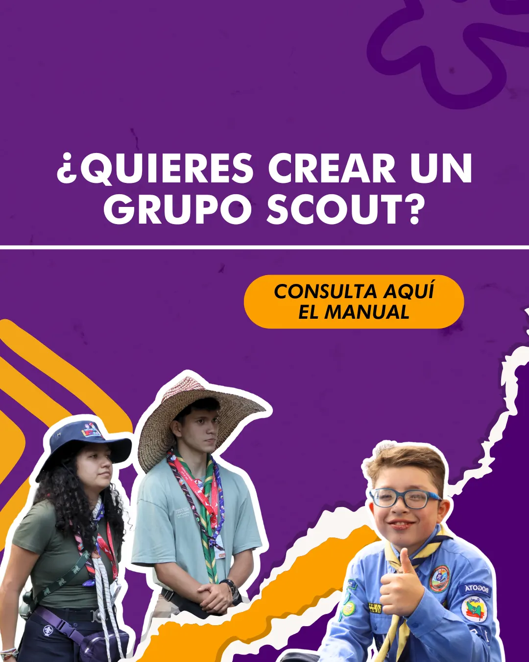 Banner Creación de Grupos Scouts - Scouts de Colombia