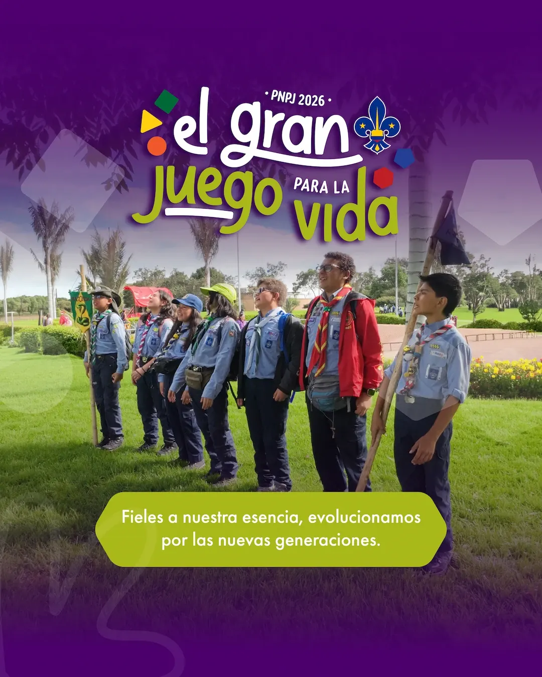 Banner El Gran Juego de la Vida - PNPJ - Scouts de Colombia